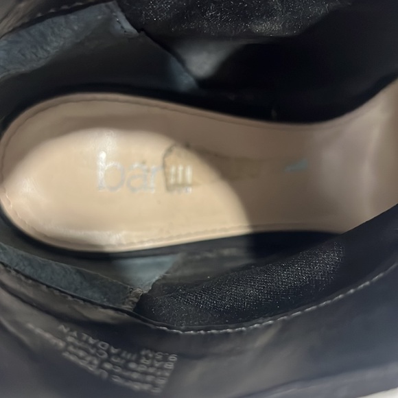 Bar III peep toe bootie slouch ankle chunky bootie - Picture 4 of 9